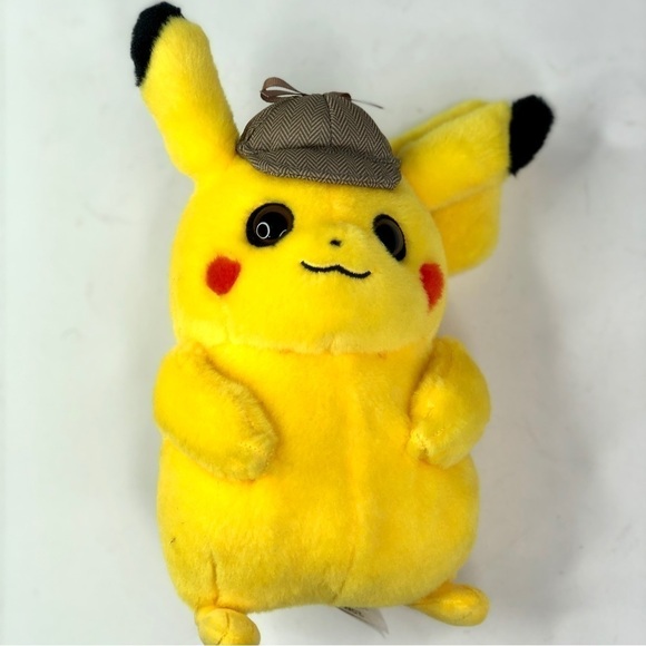 Pokemon Detective Pikachu stuffed toy plush collectible 10" - Picture 1 of 6